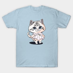 Tutu wearing kitten T-Shirt